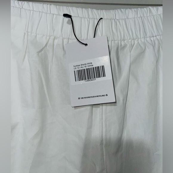 Princess Polly SUNKISS SHORTS WHITE - SIZE 12 - Picture 6 of 6